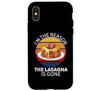 Vintage Je suis la Raison pour laquelle Les lasagnes sont devenues gourmandes Coque pour iPhone X/XS