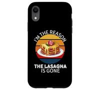 Vintage Je suis la Raison pour laquelle Les lasagnes sont devenues gourmandes Coque pour iPhone XR