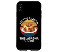 Vintage Je suis la Raison pour laquelle Les lasagnes sont devenues gourmandes Coque pour iPhone XS Max
