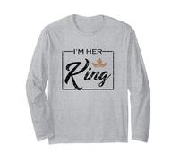 Vintage Je suis Ses Roi Couples Correspondant Manche Longue