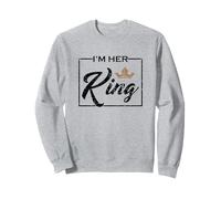 Vintage Je suis Ses Roi Couples Correspondant Sweatshirt