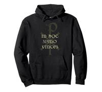 Vintage Jésus in Hoc Signo Vinces Chi Rho Christogramme Faith Sweat à Capuche