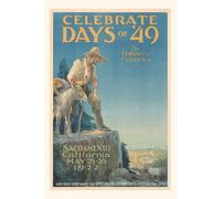 Vintage Journal Poster For Gold Rush Days