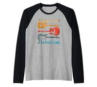 Vintage J'Peux Pas J'Ai Guitare pour Musicien ou Guitariste Manche Raglan