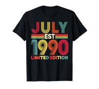 Vintage Juillet 1990 Édition limitée 36 Ans 36e Anniversaire T-Shirt