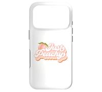 Vintage Just Peachy Peaches Women Summer Fruit Coque pour iPhone 17 Pro
