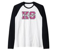 Vintage Kansas Game Day Imprimé léopard Manche Raglan
