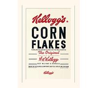 Vintage Kelloggs (Corn Flakes 30 x 40 cm montée d'impression