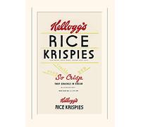 Vintage Kelloggs (Rice Krispies 30 x 40 cm montée d'impression