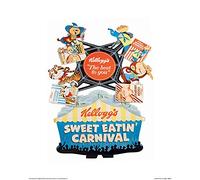 Vintage Kelloggs (Sweet Eatin' Carnival 60 x 80 cm Toile Imprimée