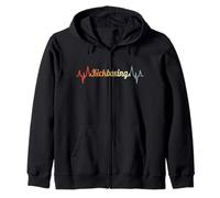 Vintage Kickboxing Pulse Line Martial Artist Sweat à Capuche