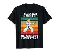 Vintage Kitten, C'est Un karaté Que Vous ne comprendriez Pas T-Shirt Graphique avec Valeur, Homme, Noir, S