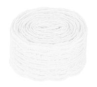 Vintage Lace Ribbon 10 Meters | Skin Friendly Nylon for Sewing & Quilting | Reusable Craft Supplies for Wedding Decor/Home DIY/Clothing (Blanche)