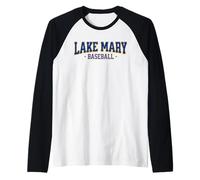 Vintage Lake Mary, Florida Baseball Lovers an Fans Manche Raglan