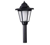 Vintage Lampe Solaire Extétieur IP44 étanche, Eclairage Exterieur LED Lampe de Jardin, Lanterne Lampadaire pour Jardin Cour Sentier Terrasse Arrière-cour Pelouse - Lumiere Blanc