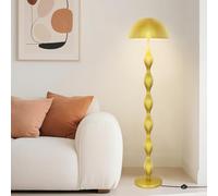 Vintage lampes de champignons créatives pour le salon,63"unique a mené lampe de sol or,3 couleurs moderne dimmable haute lumière debout,Lumière de lecture minimaliste pour salle manger,bureau,chambre