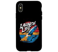 Vintage Launch Life, Atlas, Falcon, Canaveral, Boca Chica Coque pour iPhone X/XS