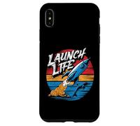 Vintage Launch Life, Atlas, Falcon, Canaveral, Boca Chica Coque pour iPhone XS Max