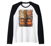 Vintage Le Suaire de Turin, Sainte Face de Jésus Manche Raglan