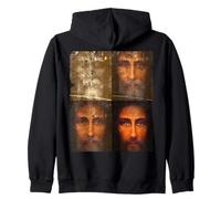 Vintage Le Suaire de Turin, Sainte Face de Jésus Sweat à Capuche
