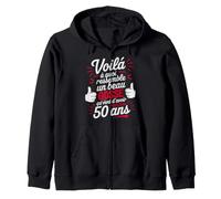 Vintage Leader de l'équipe du 50e Anniversaire Sweat à Capuche