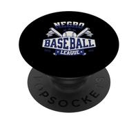 Vintage League Baseball Black History Month Hommes Femmes PopSockets PopGrip Adhésif