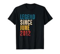Vintage Legend Since June 2012-9 Year Old Boys Birthday T-Shirt Graphique avec Valeur