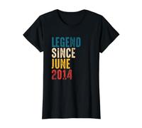 Vintage Legend Since June 2014-7 Year Old Boys Birthday T-Shirt Graphique avec Valeur