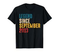 Vintage Legend Since September 2013-8th Birthday Boy Girl T-Shirt