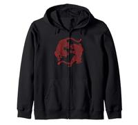 Vintage Léopard Fighting Big Cat Jungle Retro Wildlife Sweat à Capuche
