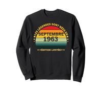 Vintage Les Legéndes sont Neés Septembre 1963 63e Sweatshirt