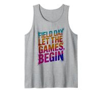 Vintage Let The Games Begin Sports Day Play on Snack Débardeur