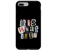Vintage Letter Prints, It is What It is Coque pour iPhone 7 Plus/8 Plus