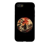 Vintage Levant Suns Samourais Japonais Grandes Vagues Vintage Coque pour iPhone SE (2020) / 7/8