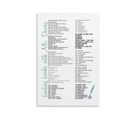 Vintage Library Classification Chart Book Organizing System Guide Educational Wall Art Print for Book Lovers Home Office Decor(Unframed,12x18inch(30x45cm))