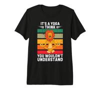 Vintage Lion C'est Une idée de Yoga Que Vous ne comprendriez Pas T-Shirt Haut de Gamme