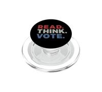 Vintage Lisez Pensez Vote 2025 Élection Voter Voter PopSockets PopGrip pour MagSafe