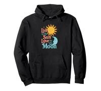 Vintage Live by The Sun Love by The Moon Sweat à Capuche