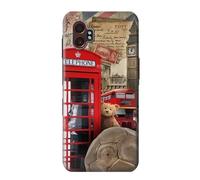 Vintage London British Etui Coque Housse pour Samsung Galaxy XCover7 Pro