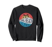 Vintage Long Beach California Palm Tree Logo Sweatshirt