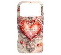 Vintage Love Graphic Unique Coquette Decor Decorative Heart Coque pour iPhone 17 Pro