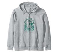 Vintage Love Plant Gardening Lady parce que le meurtre est une erreur Sweat à Capuche