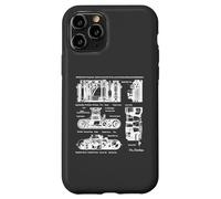 Vintage Low Aperture f1.9 Film Camera Diagram Photography Coque pour iPhone 11 Pro