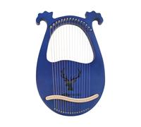 Vintage Lyra instrument harpe acajou avec 16 cordes en acier clé d'accord pickup set