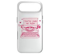 Vintage Machine à écrire Message d'amour Romantique Valentine Graphique Coque pour iPhone Air