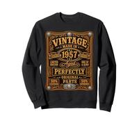 Vintage Made in 1957 Western Birthday Born in 1957 Birthday Sweatshirt