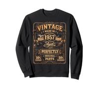Vintage Made in 1957 Western Train Born in 1957 Birthday Sweatshirt