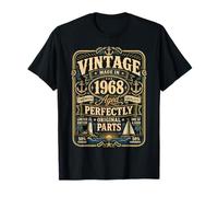 Vintage Made in 1968 Nautical Sailing Boat 58th Birthday Men T-Shirt