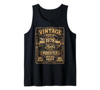 Vintage Made in 1978 Western Train Born in 1978 Birthday Débardeur