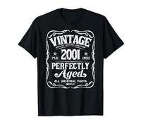Vintage Made in 2001 Classic 25th Birthday T-Shirt